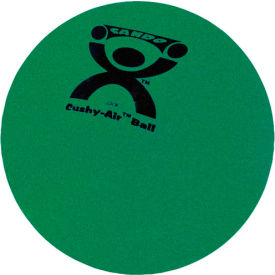 Fabrication Enterprises Inc 30-1740G CanDo® Cushy-Air® Inflatable Exercise Ball, 25cm (10"), Green image.
