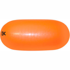 Fabrication Enterprises Inc 30-1781 CanDo® Inflatable Exercise Straight Roll, Orange, 20" Dia. x 39"L image.