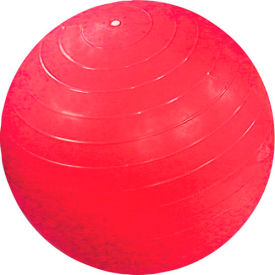 Fabrication Enterprises Inc 30-1804 CanDo® Inflatable Exercise Ball, Red 75 cm (30") image.