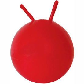 Fabrication Enterprises Inc 30-1826 CanDo® Inflatable Exercise Jump Ball, Red, 18" (45 cm) image.
