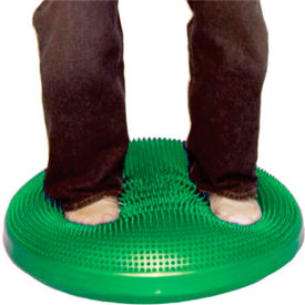 Fabrication Enterprises Inc 30-1868G CanDo® Inflatable Vestibular Seating/Standing Disc, 60 cm (24"), Green image.