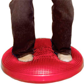 Fabrication Enterprises Inc 30-1868R CanDo® Inflatable Vestibular Seating/Standing Disc, 60 cm (24"), Red image.