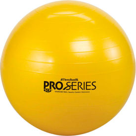 Fabrication Enterprises Inc 30-1876 Thera-Band™ SCP™ Pro Series Inflatable Exercise Ball, 45 cm (18"), Yellow image.