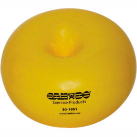 Fabrication Enterprises Inc 30-1951 CanDo® Donut Ball, 18" Dia. x 10"H, Yellow, 300 lbs. Capacity image.