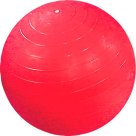 Fabrication Enterprises Inc 30-1964 CanDo® Sup-R Duty Inflatable Exercise Ball, Super Thick, Red, 75 cm (30") image.