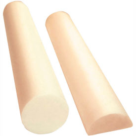 CanDo Antimicrobial Beige PE Foam Roller, Round, 6