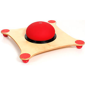 Fabrication Enterprises Inc 30-4580 TOGU® JumpStep® Balance Board, Birch Wood with Red Balls image.