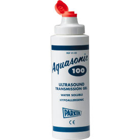 Fabrication Enterprises Inc 50-5810-12 Aquasonic® 100 Ultrasonic Gel, 8.5 oz. Dispenser Bottle, Pack of 12 image.