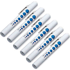 American Diagnostic Corp 351P ADC® Adlite™ Disposable Penlight, White with Pupil Gauge, 6/Pack image.
