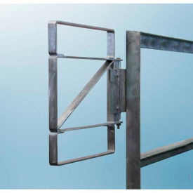 Fabenco Inc. Z70-24 FabEnCo Z Series Carbon Steel Galvanized Bolt-On Self-Closing Safety Gate, Fits Opening 24-27" image.