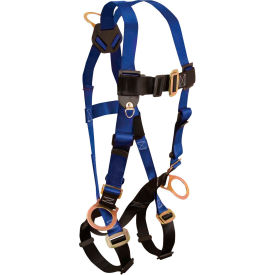 Alexander Andrew Inc. 7017 FallTech® 7017 Contractor 3-D Full Body Harness, 3 D-rings, Back and Side, Size UniFit image.