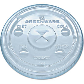 Fabri-Kal® Greenware Cold Drink Lids Fits 9 oz Old Fashioned Cups Pack of 1000