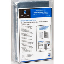 Friedrich Air Conditioning KWCFS Friedrich Replacement Carbon Filters For Kuhl, KCS, KES & KHS Models, 3/Pack image.