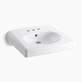 Kohler® 1997-4-0 Brenham™ Wall Mount Lavatory 4 Cc