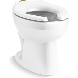 Kohler® Wellcomme™ Ultra Top Spud Flushometer Bowl 1.28 GPF