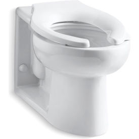 Kohler® Anglesey™ Floor-Mount Rear Spud Flushometer Bowl 1.6 GPF