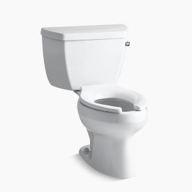 Kohler® Wellworth® Classic Two-Piece Elongated Toilet w/Right-Hand Trip 1.0 GPF