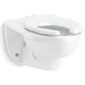 Kohler® Kingston™ Ultra Wall-Mount Toilet Bowl With Top Spud 1.28 GPF