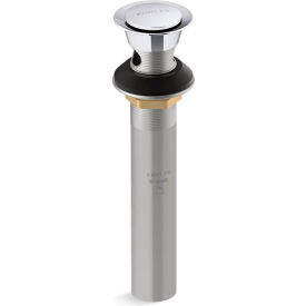 Kohler® Premium Clicker Drain with Overflow Brass Polished Chrome