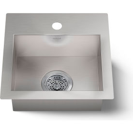 Kohler® Vault™ Undermount Stainless Steel Entertainment Sink Bar Bowl Kitchen Sink