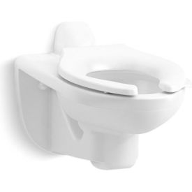 Kohler® Kingston™ Wall-Mount Toilet Bowl With Rear Spud 1.28 GPF