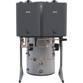 Demand Duo H Indoor Hybrid Water Heating System, 398K BTU, 100 Gallon Tank Capacity view 2