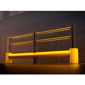 Boplan® Polymer Safety Barrier Guardrail TB400 Plus 510"L Yellow 