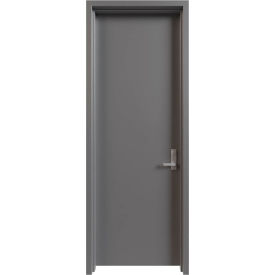 Fortis Doors Prehung Welded Frame Commercial Door Kit, Mortise Lock, Right Hand, 36"W x 96"H view 2