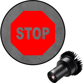 Visual Workplace® Virtual LED Projector Safety Sign EX Stop 25W Red 