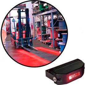 Visual Workplace® Forklift LED Safety Light Single Line 20W Red 