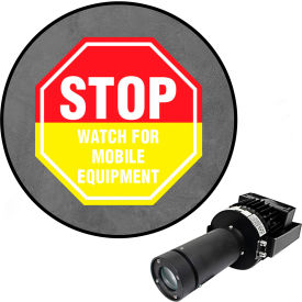 Visual Workplace® Virtual LED Projector Safety Sign Max (SW) Stop Watch Equipment 100W 