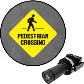 Visual Workplace® Virtual LED Projector Safety Sign Max (SW) Pedestrian Crossing 100W 