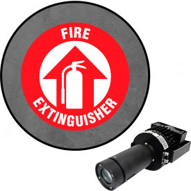 Visual Workplace® Virtual LED Projector Safety Sign Max (SW) Fire Extinguisher 100W 