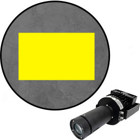 Visual Workplace® Virtual LED Projector Safety Walkway Max (SW) Solid Rectangle 100W Yellow 