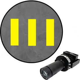 Visual Workplace® Virtual LED Projector Safety Walkway Max (SW) Stripes 100W Yellow 
