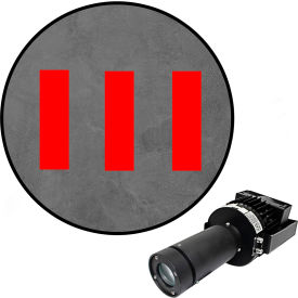 Visual Workplace® Virtual LED Projector Safety Walkway Max (SW) Stripes 100W Red 