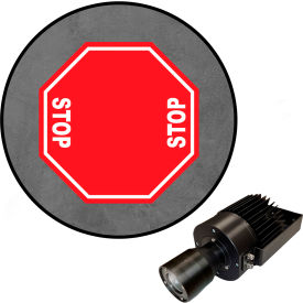 Visual Workplace® Virtual LED Projector Safety Sign (S) 2-Way Stop 50W 
