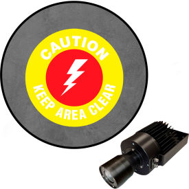 Visual Workplace® Virtual LED Projector Safety Sign (W) EX Caution Keep Area Clear 50W 