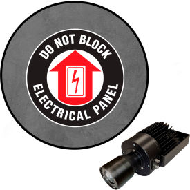 Visual Workplace® Virtual LED Projector Safety Sign (W) EX Do Not Block Electric Panel 50W 