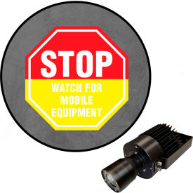 Visual Workplace® Virtual LED Projector Safety Sign (W) EXT Stop Watch Equipment 50W 