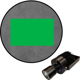 Visual Workplace® Virtual LED Projector Safety Walkway (W) EXT Solid Rectangle 50W Green 