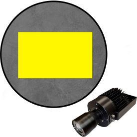 Virtual LED Projector, Safety Walkway (W) EX, Solid Rectangle, 50W, Yellow view 2