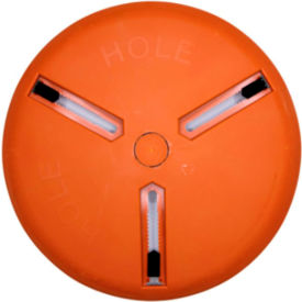 CoverMe 6" - 12" Large Round Plastic Adjustable Hole Cover Extension Cord Cutout Pack of 10 