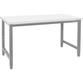 BenchPro Kennedy Workbench with Square Cut Edge Top 36"W x 30"D Gray 