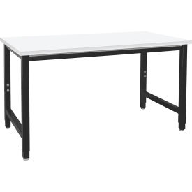 BenchPro Kennedy Workbench with Square Cut Edge Top 36"W x 36"D Black 