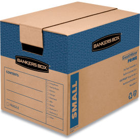 Bankers Box® SmoothMove Prime Moving/Storage Boxes Small 12"x16"x12" 10/Case