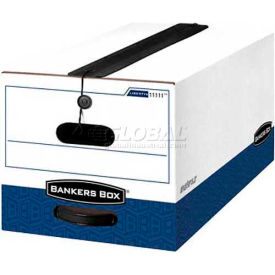Fellowes Manufacturing 11111 Fellowes Liberty® Plus Letter Boxes, 24"L x 12"W x 10"H, White & Blue image.