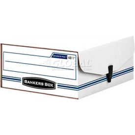 Fellowes Manufacturing 48110 Fellowes Liberty® Binder & Letter Boxes, 11-3/8"L x 9-1/8"W x 4-3/8"H, White & Blue image.