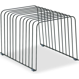 Fellowes® Wire Desktop Organizer 11 Sections Letter to Legal Size Files 9"x11.38"x8" Black