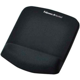 Fellowes Manufacturing 9252001 Fellowes® 9252001 PlushTouch™ Mouse Pad/Wrist Rest, Black image.